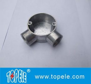 TOPELE 25mm / 32mm BS لوله الکتریکی گالوانیزه آلومینیوم دایره ای جعبه اتصال برای لوله لوازم