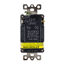 20 آمپر Gfci گیرنده و خروجی 125 ولت نشانگر مقاوم در برابر آب و هوا با چراغ LED