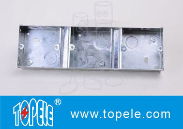 فولاد BS4568 ترمينال 1+1+1 گانگ باکس، جعبه هاي الکتريکي و پوشش بازار عربستان سعودی