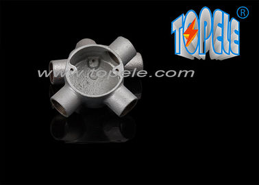 سه راه BS4568 / لوله آهن انعطاف پذیر با زاویه مناسب جعبه اتصال دایره ای