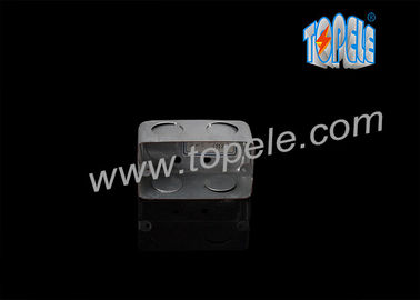 2 اینچ x4 اینچ / دستگاه US Standard Pre-Galvanized Steel Switch جعبه های لوله های مستطیل / جعبه های لوله های الکتریکی
