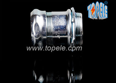 لوله و تکیه های EMT کانکتور فشرده سازی فولادی UL درج شده 1 / 2&quot; تا 4&quot;
