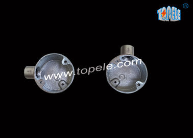 BS4568 فیتینگ لوله های آهن شکن قابل ریختگی/ 25mm گالوانیزه ترمینال یک طرفه جعبه / جعبه لوله