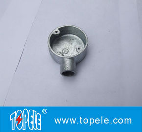 TOPELE BS4568 / BS31 آهن نرم / آلومینیوم یک طرفه ترمینال لوله های الکتریکی جعبه اتصال دایره ای / ابزار دستی