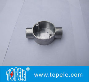 TOPELE 20mm / 25mm BS4568 / BS31 دو طرفه الکتریکی زاویه دایره ای آلومینیوم جعبه اتصال، لوازم لوله الکتریکی