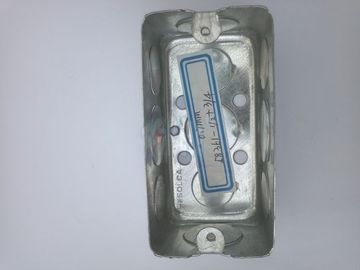 TOPELE 4 ′′ X2 ′′، 1 - 1/2&quot; عمیق واحد باند سیم کشی جعبه دستی، شش 1/2 &quot;ناکائوات