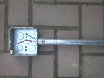 TOPELE 4 ′′ گالوانیزه فولاد مربع لوله الکتریکی جعبه فلزی، 52151-1/2&quot;&amp; 3/4&quot;