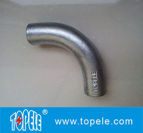 BS4568 لوازم لوله 20mm، 25mm آستین سخت آهن انعطاف پذیر ، 90 درجه