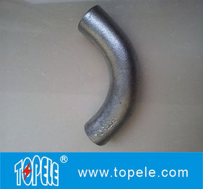BS4568 لوازم لوله 20mm، 25mm آستین سخت آهن انعطاف پذیر ، 90 درجه