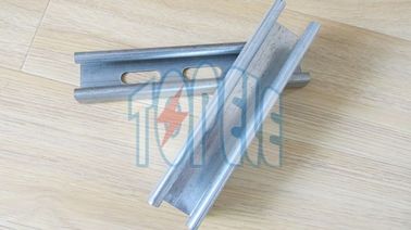 کانال ساده41x25mm، 41x35mm پیش گالوانیزه شده سوراخ شده ساده / سوراخ شده Strut Channel Channel Unistrut Channel