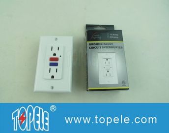 گیرنده های GFCI دوگانه تجاری 125V مقاوم به دستکاری با نور LED