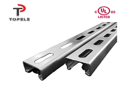 گالوانیزه و عمیق Unistrut کانال Slotted Strut 41X 41MM