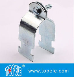 UL Standard Strut Clamp فولاد زینک پوشیده اندازه 1/2 &quot;-4&quot; EMT لوله و Unistrut کانال لوازم جانبی