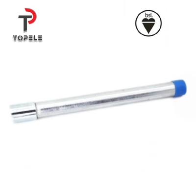 Q195 GI BS4568 لوله کلاس 3 BS31 پیش گالوانیزه برای مدار های روشنایی