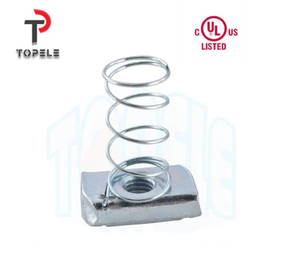 گرم DIP گالوانیزه الکترولیت فولاد ضد زنگ Long Spring Nut M6 M8