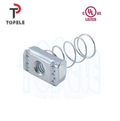 گرم DIP گالوانیزه الکترولیت فولاد ضد زنگ Long Spring Nut M6 M8