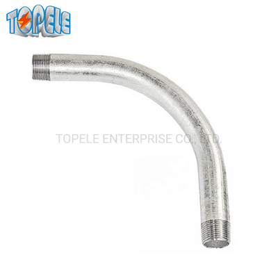 لوله سخت 90 درجه آرنج IEC61386 20mm-110mm گرم DIP گالوانیزه