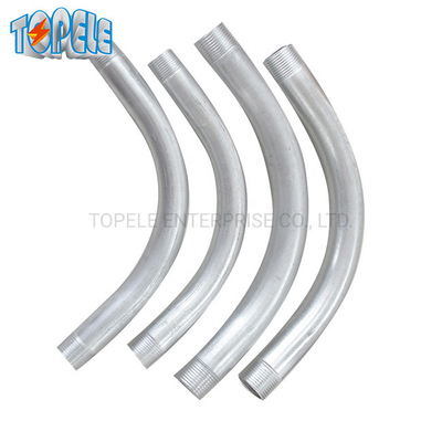 لوله سخت 90 درجه آرنج IEC61386 20mm-110mm گرم DIP گالوانیزه