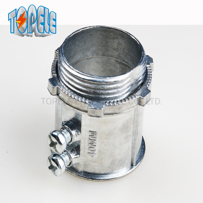 20mm -50mm EMT لوله لوازم جانبی IEC61386 EMT مجموعه وصل کننده پیچ روی