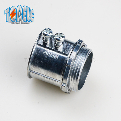 20mm -50mm EMT لوله لوازم جانبی IEC61386 EMT مجموعه وصل کننده پیچ روی