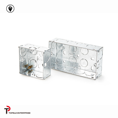 25mm,35mm فولاد BS4568 جعبه GI / ترمینال یک باند جعبه GI، جعبه های الکتریکی و پوشش