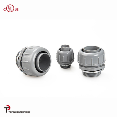 1/2" 3/4" 1" مایع تنگ انعطاف پذیر لوله مستقیم کانکتور با PVC