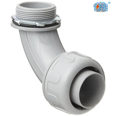 مایع تنگ Nm 90 درجه پی وی سی کانکتور لوله IP 68