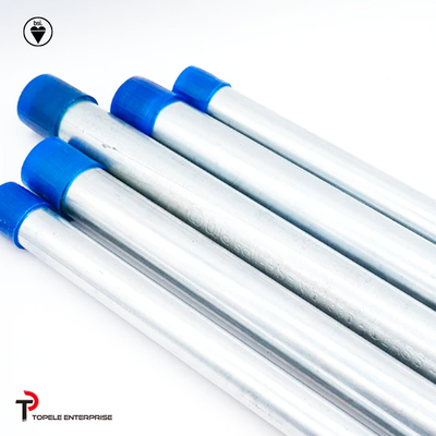 لوله فولاد گالوانیزه BS4568 / BS4568 TUBE / GI PIPE با کاپ محافظ