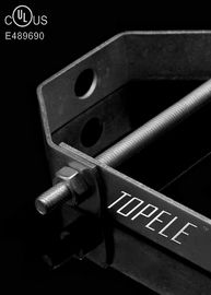 U شکل تنظیم پذیر Clevis لوله آویزان زنک پوشش داده شده برای سیم های تعلیق