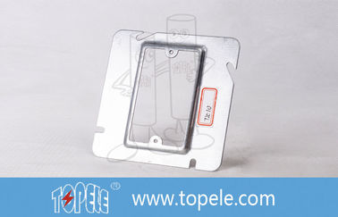 TOPELE پیش گالوانیزه فولاد مربع جعبه های الکتریکی و پوشش ها ، 4 √ مربع 1 / 2 √ پوشش های سوکت دیواری بالا