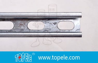 کانال گالوانیزه سیاه 41X41MM Unistrut, HDG Slotted / Plain Strut Channel برای پشتیبانی از لوله ها