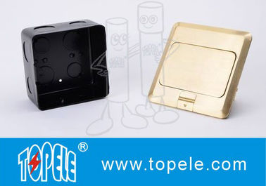 OEM مربع پانل مس / GFCI گیرنده دور آلومینیوم آلیاژ POP-up نوع کف سوکت