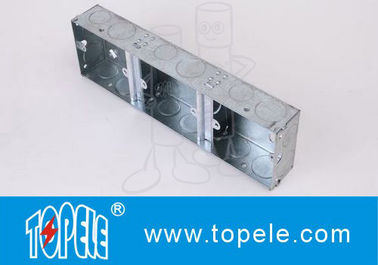 فولاد BS4568 ترمينال 1+1+1 گانگ باکس، جعبه هاي الکتريکي و پوشش بازار عربستان سعودی