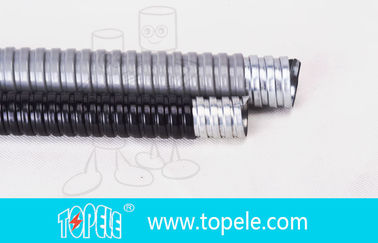 فولاد گالوانیزه الکتریکی PVC لوله انعطاف پذیر و لوازم جانبی خاکستری