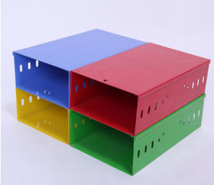 پودر پوشش داده شده کابل الکتریکی سینی GI کابل Trunking فولاد ضد زنگ 200 متر