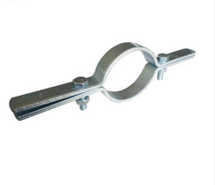 کلیمپ بلند کننده لوله فولادی سیاه / کلیمپ حامل لوله استاندارد UL با 1/2 "تا 6" اندازه / مواد ساختمانی ساختار فولادی
