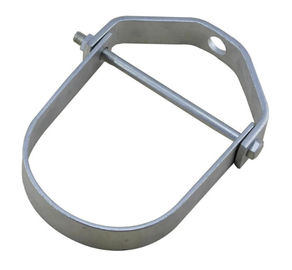 سخت کار گالوانیزه فولاد لوله کلیمپ Clevis آویزان با ضمانت سال های طولانی