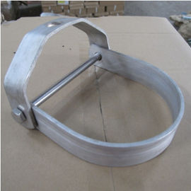 سخت کار گالوانیزه فولاد لوله کلیمپ Clevis آویزان با ضمانت سال های طولانی