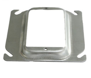 UL الکتریکی مربع نوع فولاد لوله اتصال جعبه پوشش 0.6mm 0.8mm ضخامت