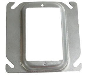 UL الکتریکی مربع نوع فولاد لوله اتصال جعبه پوشش 0.6mm 0.8mm ضخامت