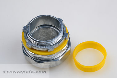 1/2&quot; - 4&quot; زنک مایع اتصال مستقیم محکم با گاسکت زرد / آبی