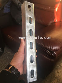 کانال گالوانیزه فولادی گرم برای حمایت از لوله های 41X 41MM