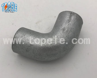 BS4568 20mm/25mm/32mm 90 درجه گالوانیزه آیرن ریخته ای خمیده
