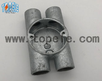 BS4568 لوازم برقی لوله دوگانه از طریق راه H جعبه آهن نرم 20mm -32mm