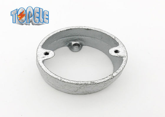 برخورد الکتریکی BS 4568 لوله ای جعبه تمدید آهن نرم / حلقه تمدید