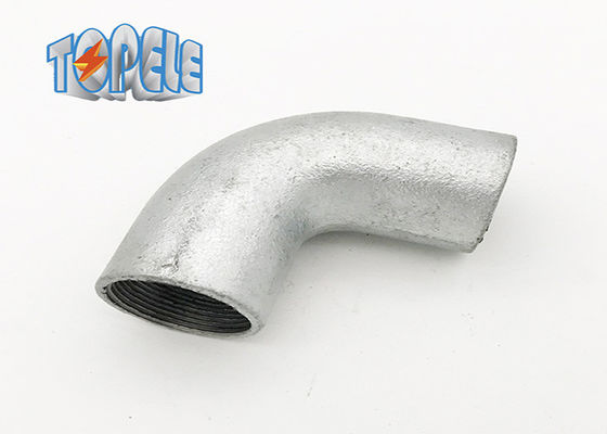 اتصال زنانه BS4568 لوله گرم غوطه ور شده گالوانیزه ی آهن انعطاف پذیر مچ پا