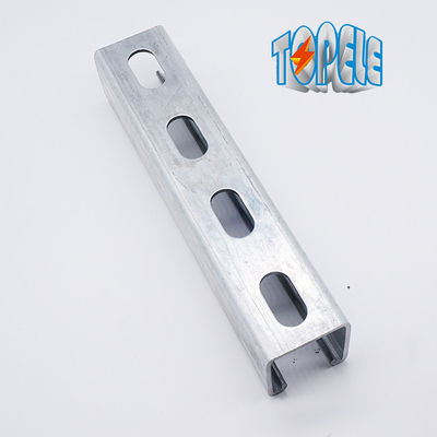 ۴۱*۲۱ / ۴۱*۴۱ فولاد گالوانیزه کانال strut Unistrut Slotted کانال