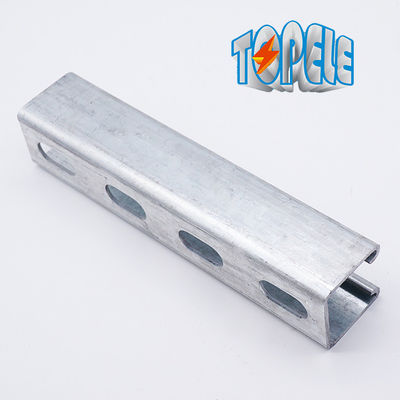۴۱*۲۱ / ۴۱*۴۱ فولاد گالوانیزه کانال strut Unistrut Slotted کانال