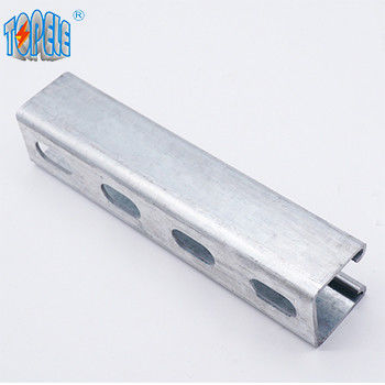 فولاد گالوانیزه سوراخ شده 41x41 Unistrut Slotted Channel