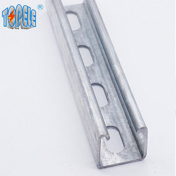 فولاد گالوانیزه سوراخ شده 41x41 Unistrut Slotted Channel